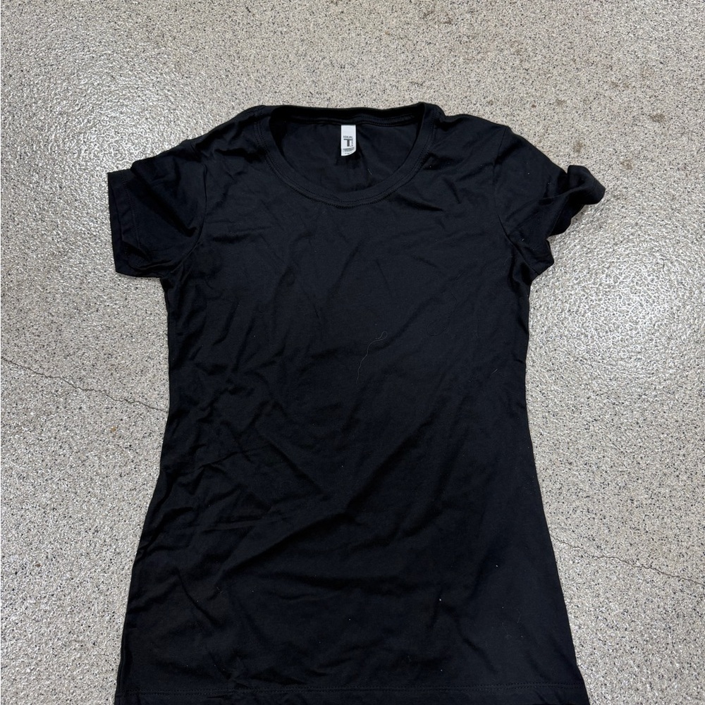 Next Level Apparel Women's Black Short Sleeve Tee